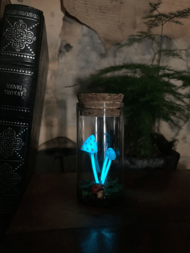 Phosphorescents bleu