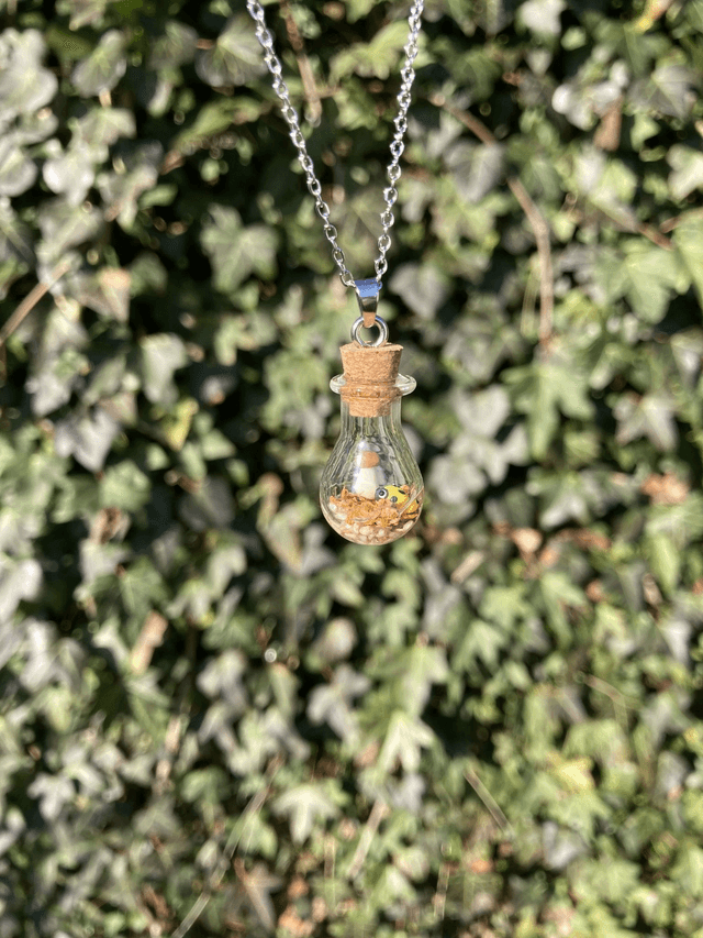 Pendentif cèpe coccinelle