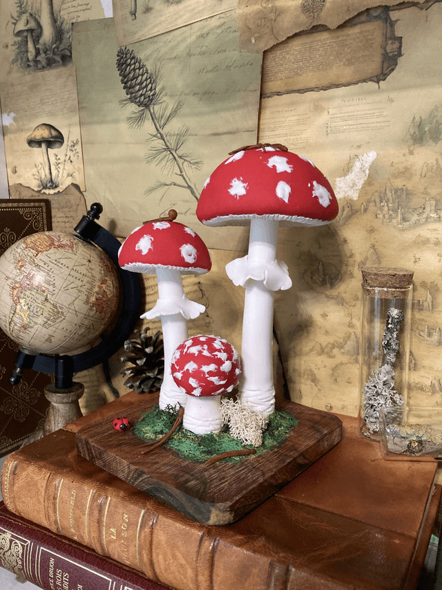 Sculpture "Amanite Tue-Mouches" ~ pin