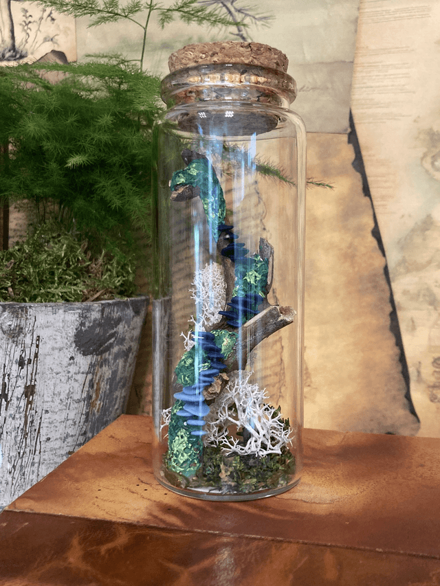 Champignon arbre bleu